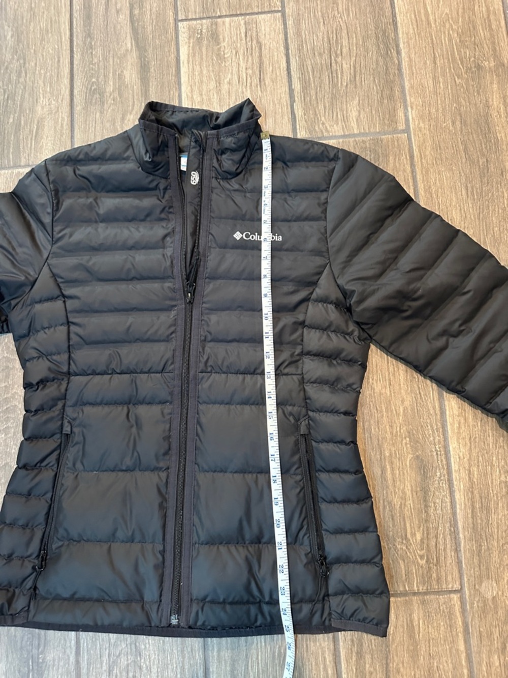 Columbia Womens Black Quilted Packable Puffer Jacket. Size Small. Zip Front - Picture 7 of 9